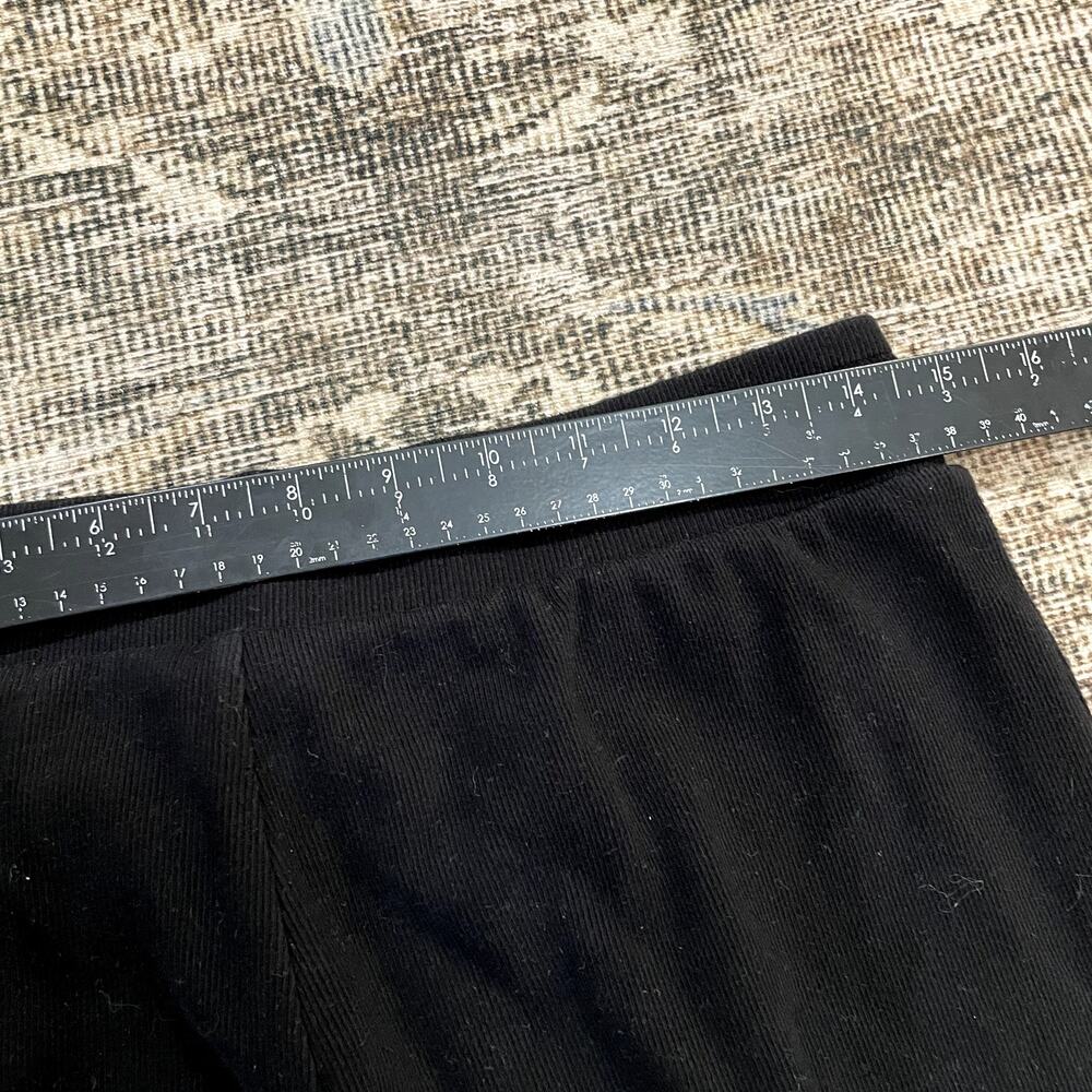 Aritzia HomeStretch Rib Kickback Pants Black Wide Leg Women's Size M - Picture 5 of 6